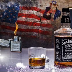 Jack Daniels Geschenkset mit Namens-Gravur